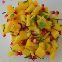 hapje mango garnaal