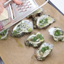 gegratineerde oester